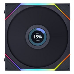Lian Li Uni Fan TL LCD Tietokonekotelo, Suoritin Tuuletin 14 cm Musta 1 kpl