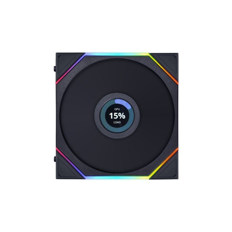 Lian Li Uni Fan TL LCD Tietokonekotelo, Suoritin Tuuletin 14 cm Musta 1 kpl