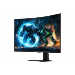 Samsung G75F tietokoneen litteä näyttö 94 cm (37") 3840 x 2160 pikseliä 4K Ultra HD LCD Musta