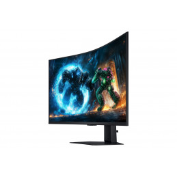 Samsung G75F tietokoneen litteä näyttö 94 cm (37") 3840 x 2160 pikseliä 4K Ultra HD LCD Musta