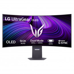 LG 45GX950A-B tietokoneen litteä näyttö 114,3 cm (45") 5120 x 2160 pikseliä WUHD OLED Musta