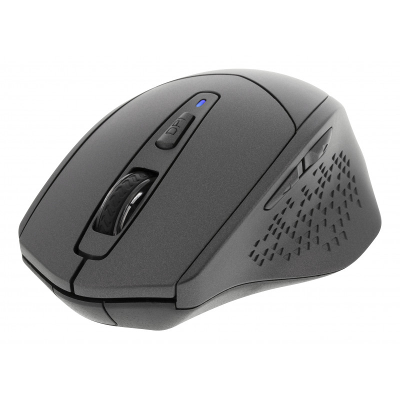 Deltaco Bluetooth-hiiri, hiljaiset painikkeet, 800-1600 dpi, harmaa