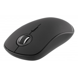 Deltaco Langaton hiiri, hiljaiset painikkeet, Bluetooth, 125Hz, musta
