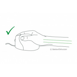 BakkerElkhuizen Evoluent4 hiiri Office Oikeakätinen Langaton RF Laser 2600 DPI