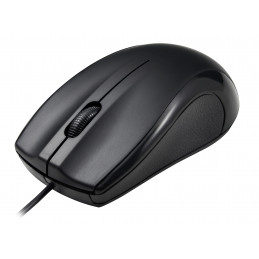 Deltaco MS-711-C hiiri Universaali Molempikätinen USB Type-C Optinen 1200 DPI