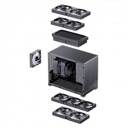 Jonsbo D32 PRO Midi Tower Musta