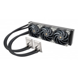 Silverstone SST-XE360PDD Tietokoneen jäähdytysjärjestelmä Suoritin Nestejäähdytyspakkaus 12 cm Alumiini, Musta, Harmaa