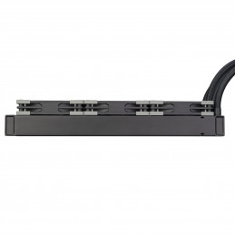 Silverstone SST-XE360PDD Tietokoneen jäähdytysjärjestelmä Suoritin Nestejäähdytyspakkaus 12 cm Alumiini, Musta, Harmaa