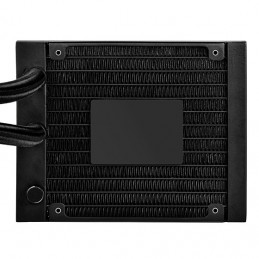 Silverstone VIDA 120 SLIM Tietokonekotelo Nestejäähdytyspakkaus 12 cm Musta 1 kpl