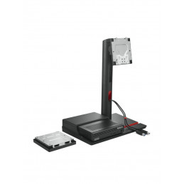 Lenovo 4XF1K03170 monitorin kiinnike ja jalusta 68,6 cm (27") Vastaanotto Musta