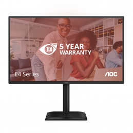 AOC 27E4CV tietokoneen litteä näyttö 68,6 cm (27") 1920 x 1080 pikseliä Full HD LED Musta