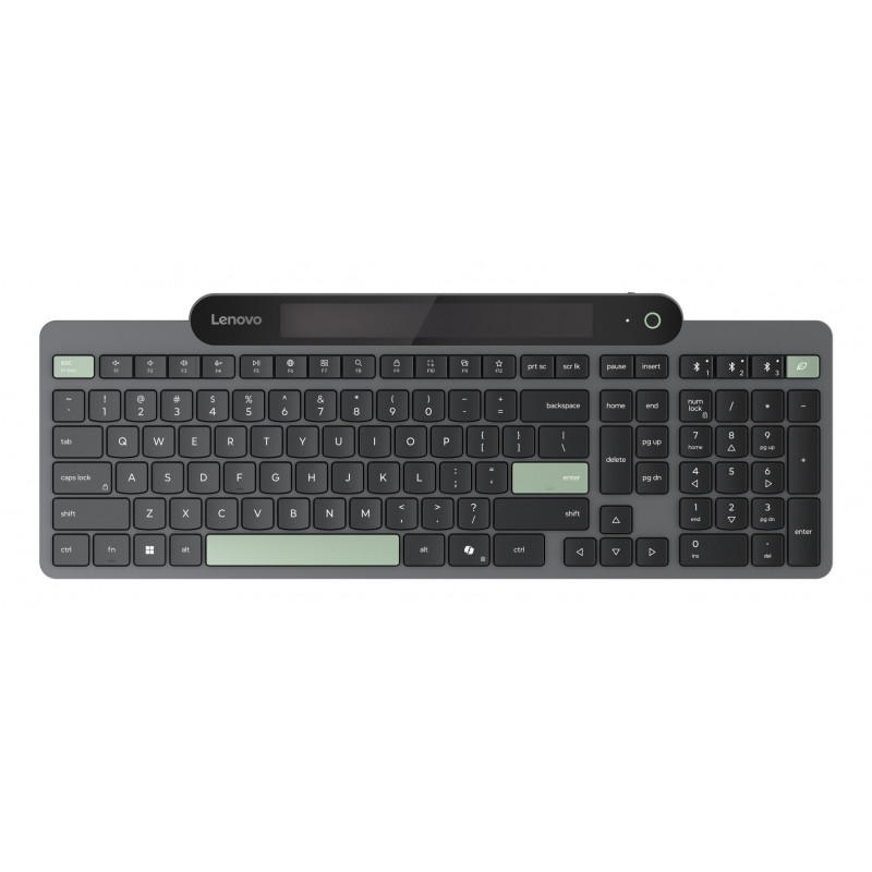 Lenovo 4Y41R69495 näppäimistö Koti  Toimisto Bluetooth Pohjoismainen Musta, Vihreä