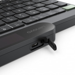 Lenovo 4Y41R69495 näppäimistö Koti  Toimisto Bluetooth Pohjoismainen Musta, Vihreä