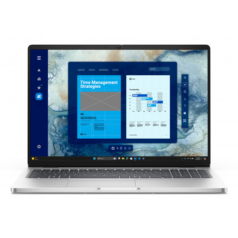 DELL Pro 16 PC16250 Intel Core Ultra 7 255U Kannettava tietokone 40,6 cm (16") Full HD+ 16 GB DDR5-SDRAM 512 GB SSD Wi-Fi 6E