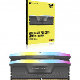 Corsair Vengeance RGB CMH32GX5M2B6000Z38 muistimoduuli 32 GB 2 x 16 GB DDR5 6000 MT s 288-pin DIMM