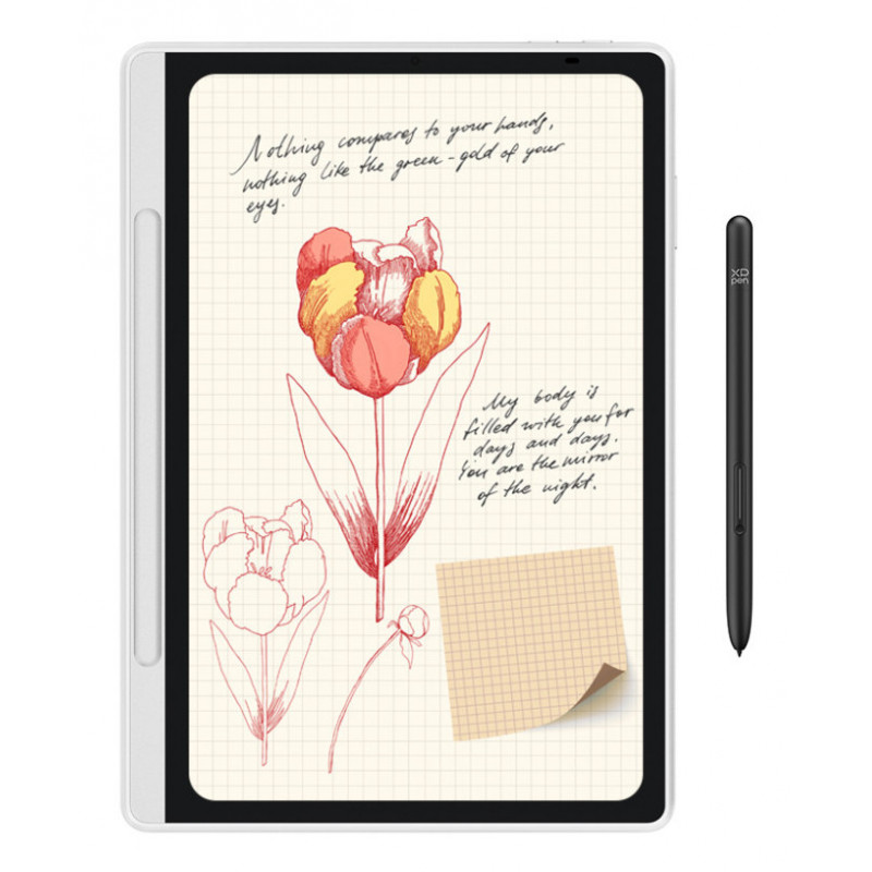 XPPen Magic Note Pad piirtopöytä Valkoinen 5080 lpi 148 x 236 mm USB Bluetooth