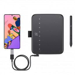 XPPen Deco 640 Drawing Pad piirtopöytä Musta 5080 lpi 160 x 90 mm USB