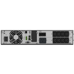 PowerWalker VFI 3000 ICR IoT UPS-virtalähde Taajuuden kaksoismuunnos (verkossa) 3 kVA 3000 W 9 AC-pistorasia(a)