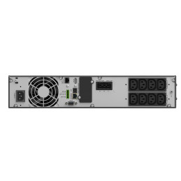 PowerWalker VFI 1500 ICR IoT UPS-virtalähde Taajuuden kaksoismuunnos (verkossa) 1,5 kVA 1500 W 8 AC-pistorasia(a)