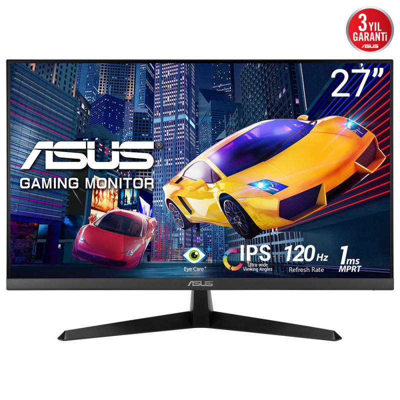 ASUS VY279HGR tietokoneen litteä näyttö 68,6 cm (27") 1920 x 1080 pikseliä Full HD LCD Musta