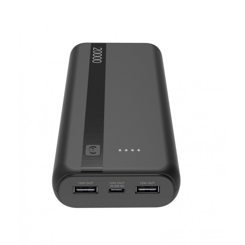 Cellularline 8018080481963 Litiumioni (Li-Ion) 20000 mAh Musta