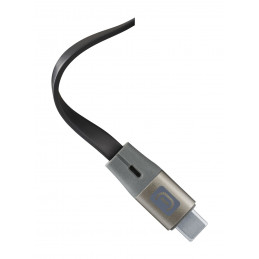 Cellularline USBDATAROLLER5A1MK USB-kaapeli 1 m USB C Harmaa