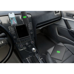 Cellularline Retractable Car Charger Kuulokkeet, Universaali Musta Tupakansytytin Pikalataus Auto