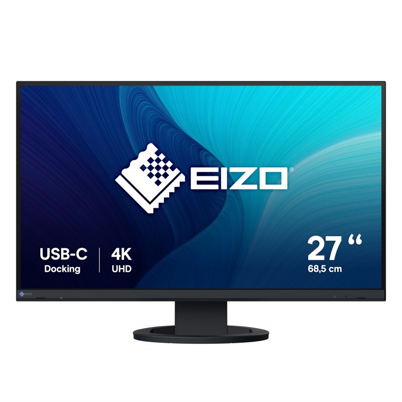 EIZO FlexScan EV2740S-BK tietokoneen litteä näyttö 68,6 cm (27") 3840 x 2160 pikseliä 4K Ultra HD LCD Musta