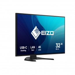 EIZO FlexScan EV3240X-BK tietokoneen litteä näyttö 80 cm (31.5") 3840 x 2160 pikseliä 4K Ultra HD LCD Musta