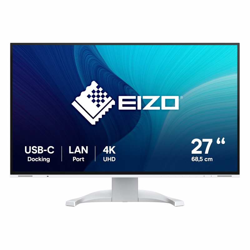 EIZO FlexScan EV2740X-WT tietokoneen litteä näyttö 68,6 cm (27") 3840 x 2160 pikseliä 4K Ultra HD LCD Valkoinen