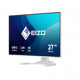 EIZO FlexScan EV2740X-WT tietokoneen litteä näyttö 68,6 cm (27") 3840 x 2160 pikseliä 4K Ultra HD LCD Valkoinen