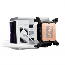 ASUS ROG RYUO IV 360 ARGB WHT Suoritin All-in-one-nesteenjäähdytin 12 cm Valkoinen