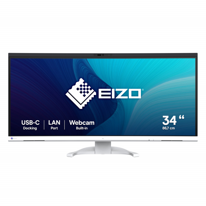 EIZO FlexScan EV3450XC-WT tietokoneen litteä näyttö 86,6 cm (34.1") 3440 x 1440 pikseliä UltraWide Quad HD LCD Valkoinen