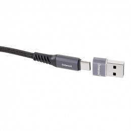Intenso 7600013 kaapelin sukupuolenvaihtaja USB-C USB-A Antrasiitti