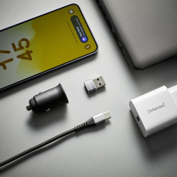 Intenso 7600013 kaapelin sukupuolenvaihtaja USB-C USB-A Antrasiitti