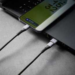 Intenso 7600013 kaapelin sukupuolenvaihtaja USB-C USB-A Antrasiitti