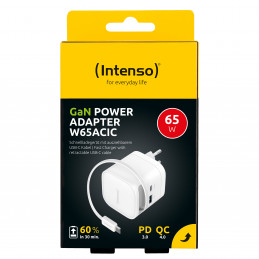 Intenso 7806520 virta-adapteri ja vaihtosuuntaaja Sisätila 65 W Musta
