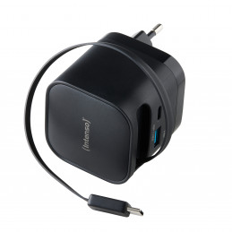 Intenso 7806520 virta-adapteri ja vaihtosuuntaaja Sisätila 65 W Musta