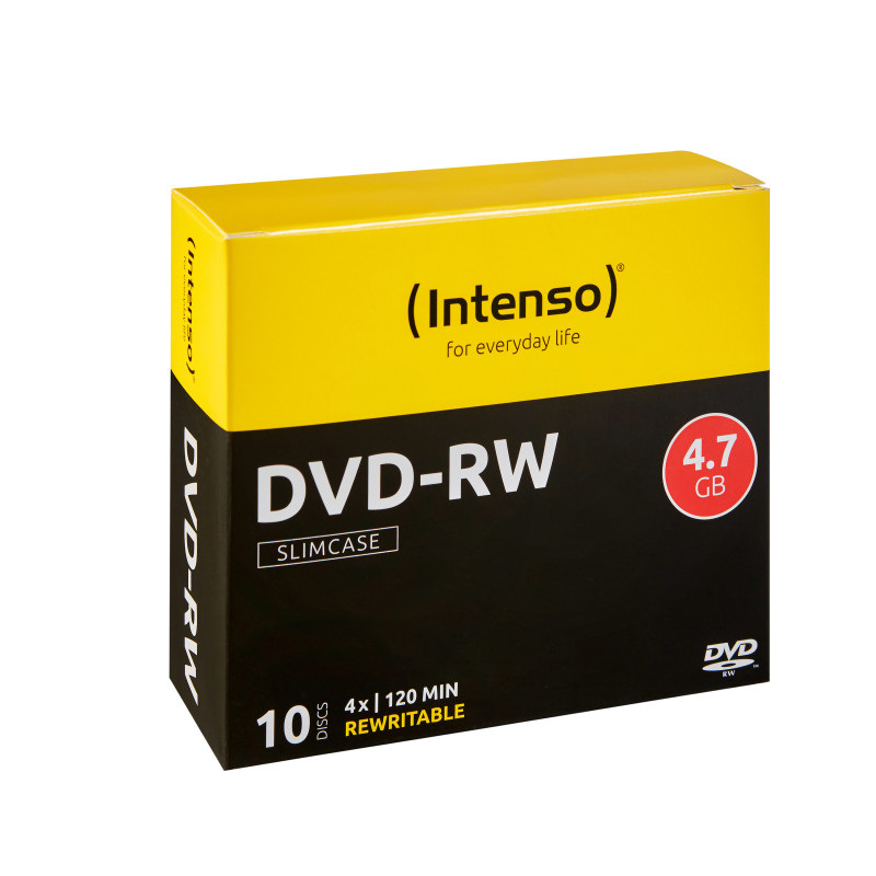 Intenso DVD-RW 4.7GB, 4x 4,7 GB 10 kpl