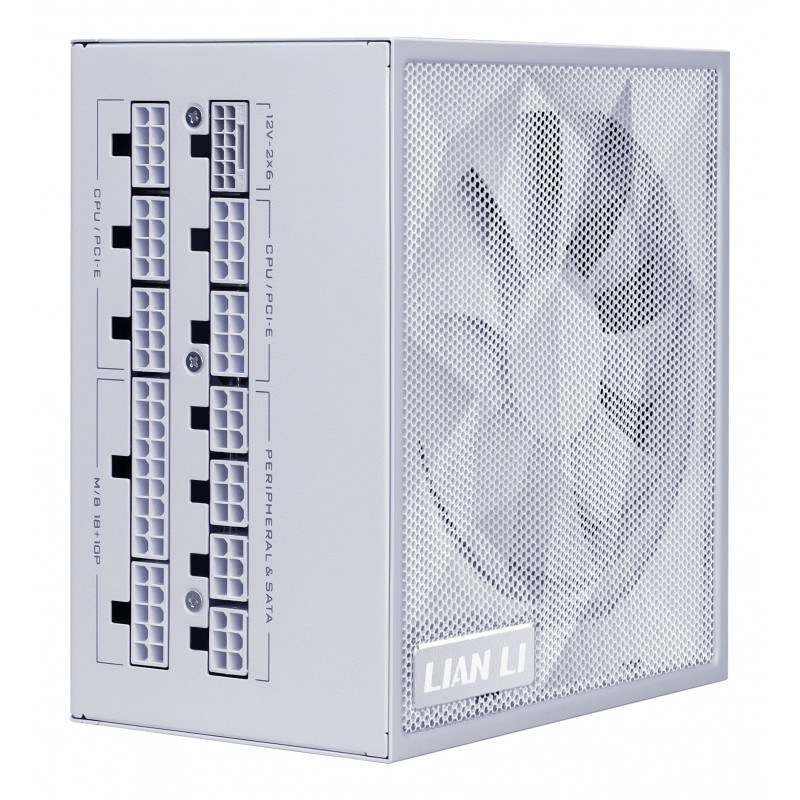Lian Li SX1000P virtalähdeyksikkö 1000 W 20+4 pin ATX ATX Valkoinen