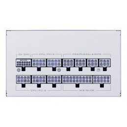 Lian Li SX1000P virtalähdeyksikkö 1000 W 20+4 pin ATX ATX Valkoinen