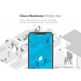Cisco CBW240AC 1733 Mbit s Harmaa Power over Ethernet -tuki