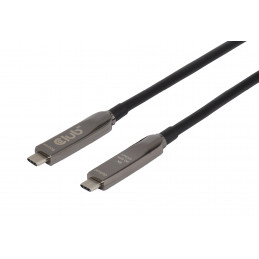 CLUB3D CAC-2580 USB-kaapeli 15 m USB C Musta