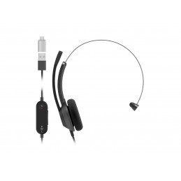 Cisco HS-W-321Q-C-USBC kuulokkeet ja kuulokemikrofoni Langallinen Pääpanta Toimisto puhelukeskus USB Type-C Musta
