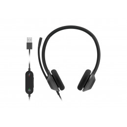 Cisco HS-W-322Q-C-USB kuulokkeet ja kuulokemikrofoni Langallinen Pääpanta Toimisto puhelukeskus USB Type-C Musta