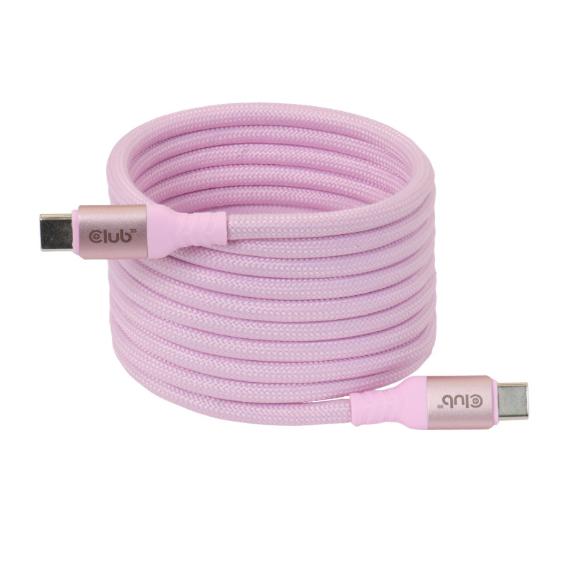 CLUB3D CAC-3031 USB-kaapeli USB 2.0 2 m USB C Vaaleanpunainen
