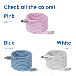 CLUB3D CAC-3031 USB-kaapeli USB 2.0 2 m USB C Vaaleanpunainen