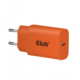 CLUB3D CAC-3023 mobiililaitteen laturi Älypuhelin, Universaali Oranssi AC Pikalataus Sisätila