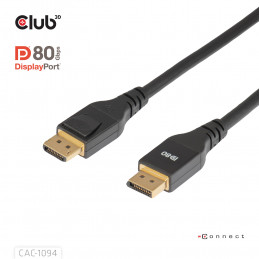 CLUB3D CAC-1094 DisplayPort-kaapeli 2 m Musta