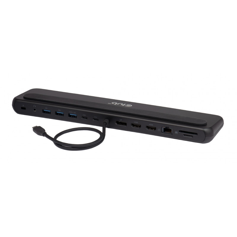 CLUB3D CSV-2541 kannettavien tietokoneiden telakka ja porttitoistin Telakointi USB 3.2 Gen 1 (3.1 Gen 1) Type-C Musta
